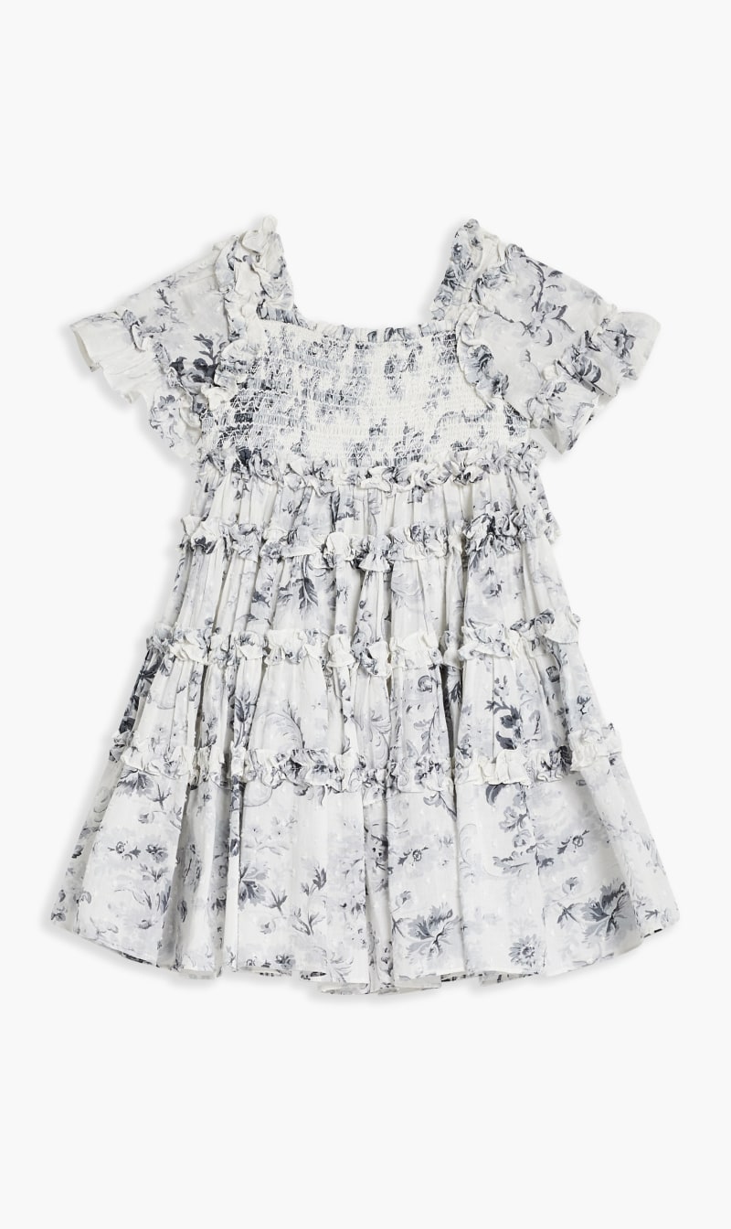 

Needle & thread fleur de lis cotton smocked kids dress | the deal outlet, Multi-color