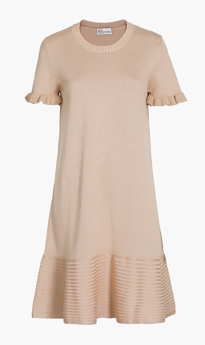

Red Valentino Metallic Sweater Dress