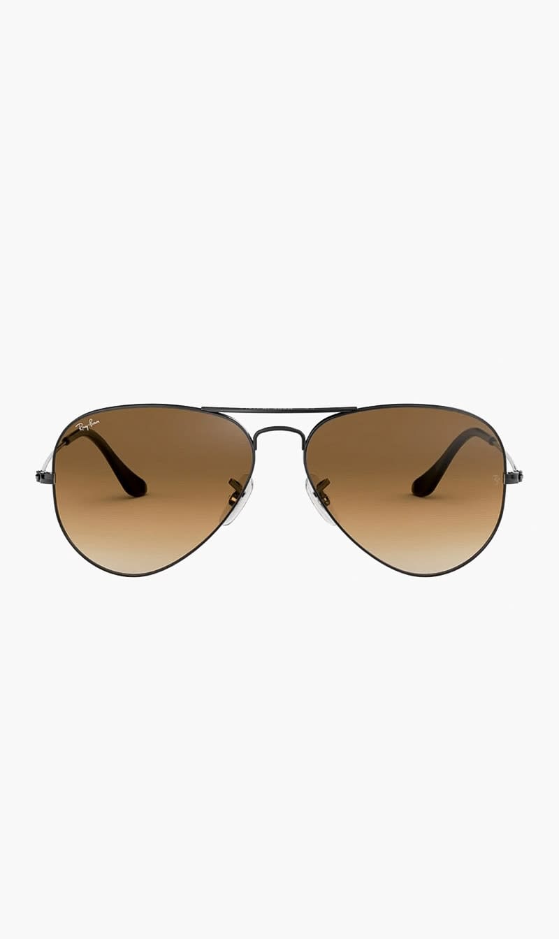 Ray-ban Brown Aviator Sunglasses