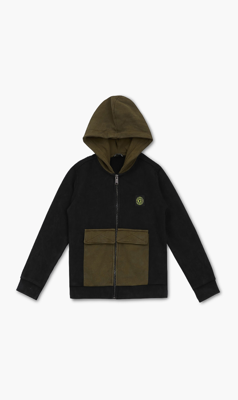 

Guess Black Zip Closure Hoodie for Boys | The Deal Outlet