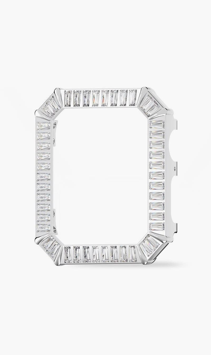 

Swarovski Silver Smart Watch Apple Case for Women | The Deal Outlet