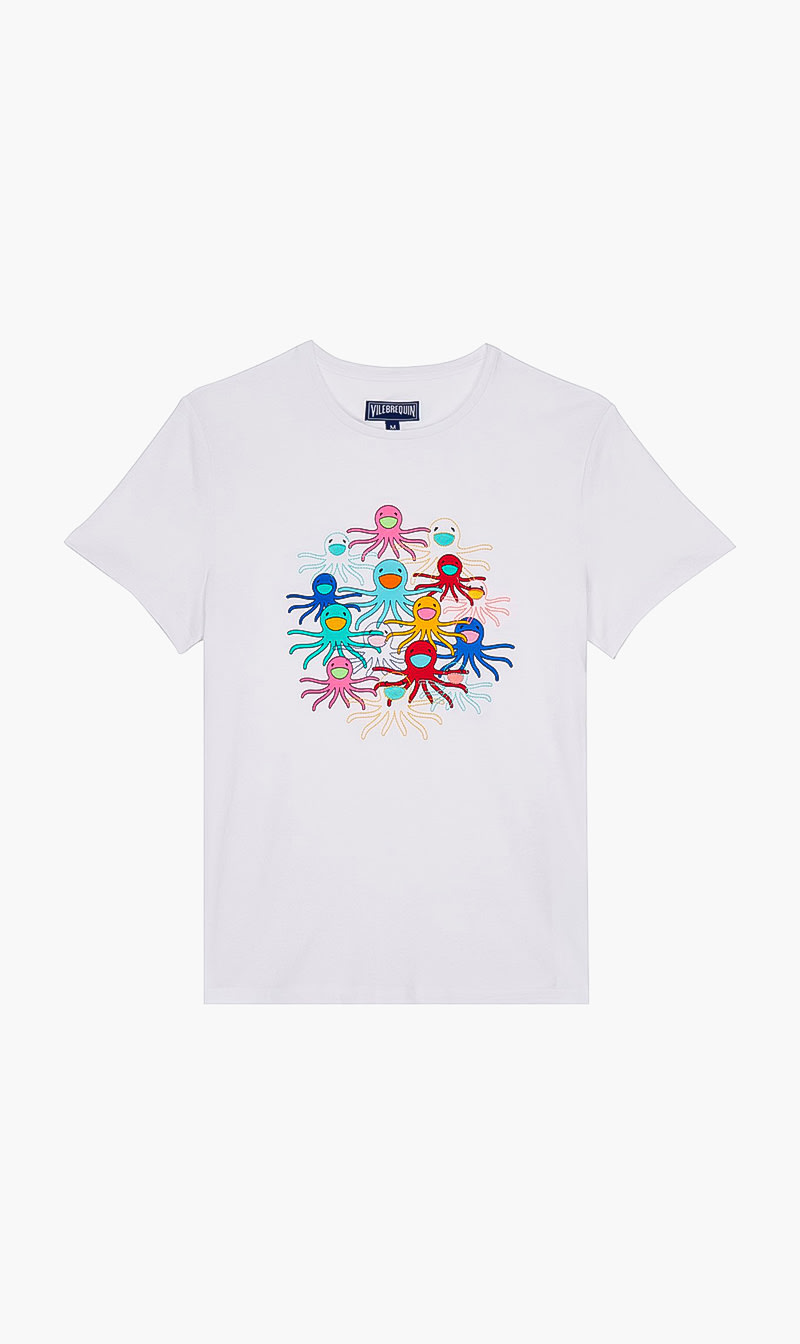 

Octopus Printed Tshirt, White
