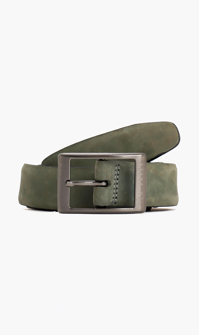 

Ted Baker Nuckbuck Centre Bar Leather Belt