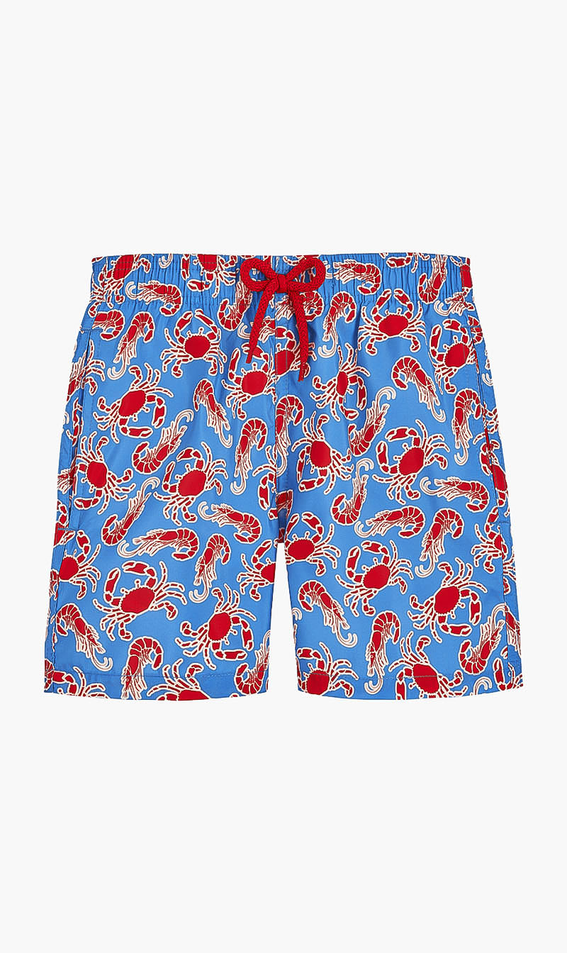 

Vilebrequin Blue Crab Printed Swim Shorts for Men | The Deal Outlet