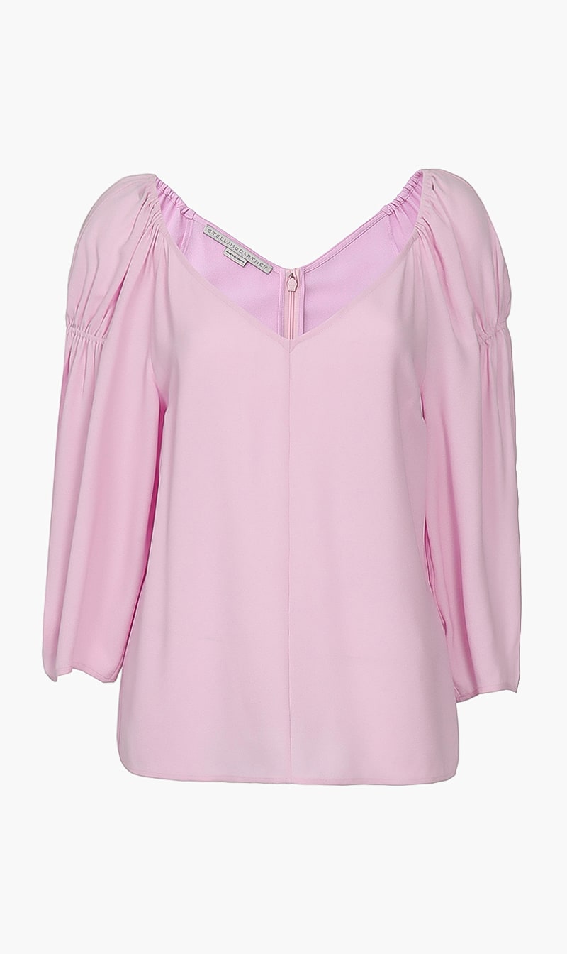 

Ruffle Sleeve Blouse, Purple