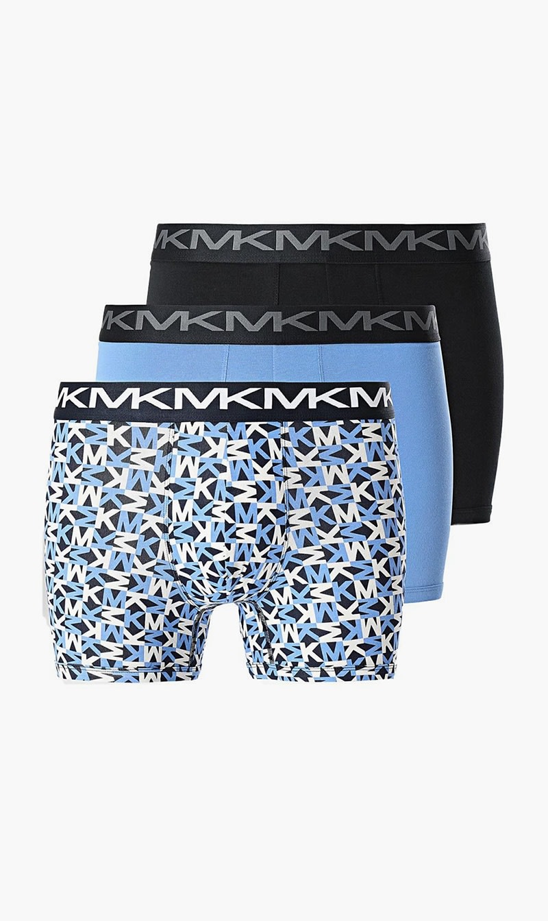 

Michael Kors Blue 3 Pack Boxer Briefs for Men | The Deal Outlet