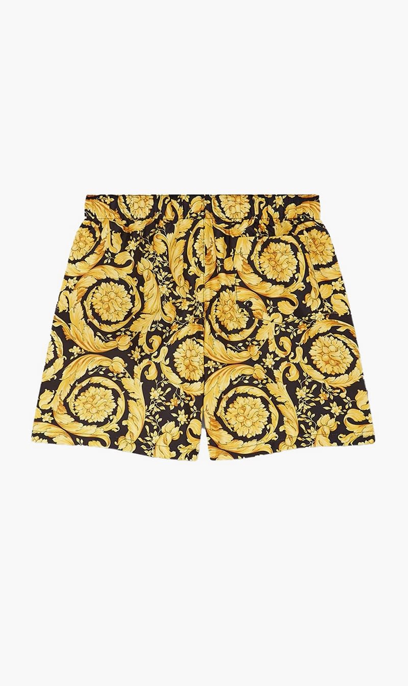 

Versace Black Barocco Swimshorts for Boys | The Deal Outlet