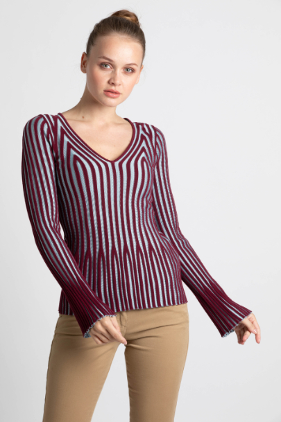 

Kenzo V-neck Ribbed Sweater