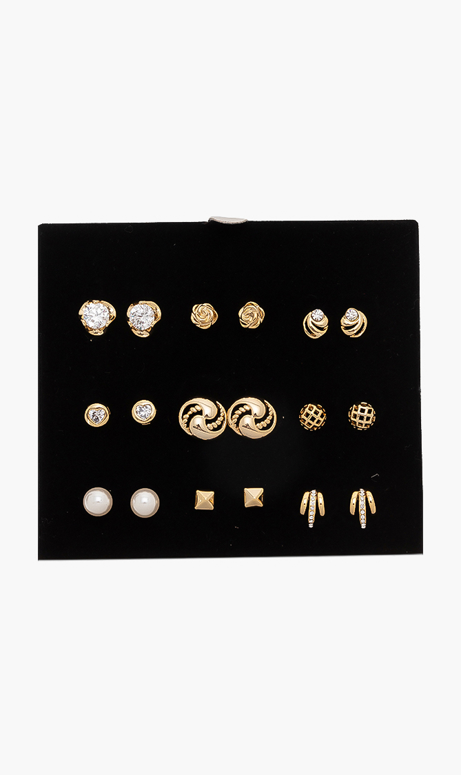 

Time Design 9 Earrings Set