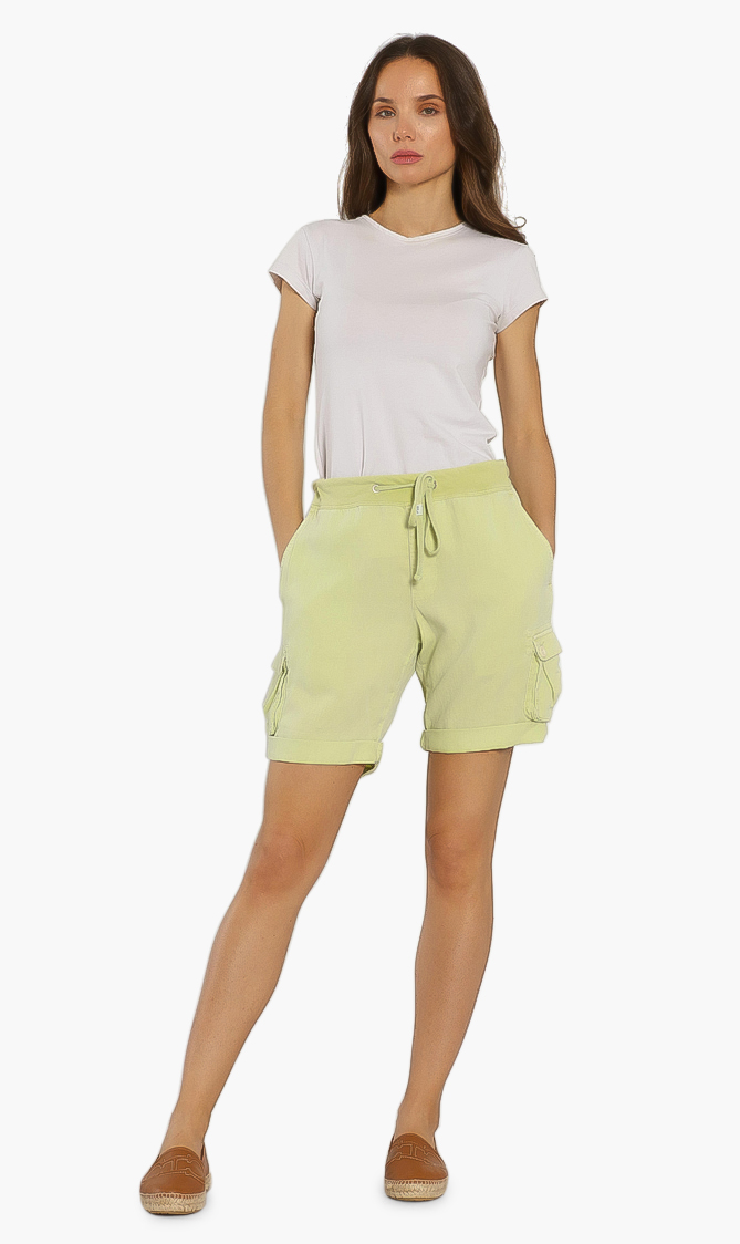 

Cargo Cotton Shorts, Green