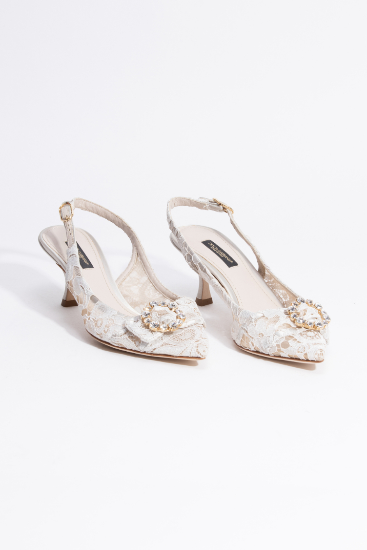 

Dolce&gabbana Lace Slingback Women's Pump