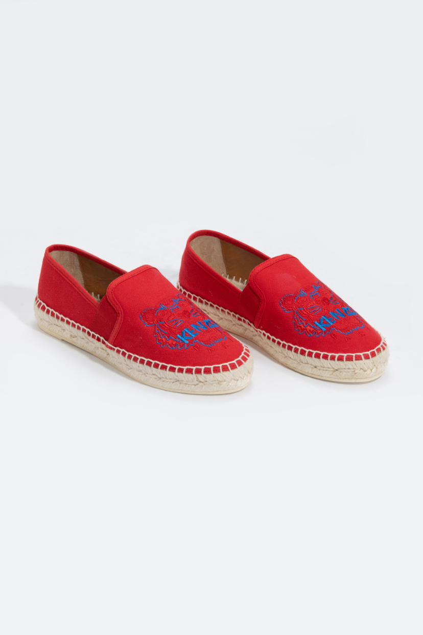 

Kenzo Tiger Head Elastic Espadrilles