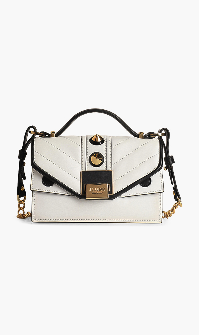 

Jadise Mini Trap Leather Crossbody Bag