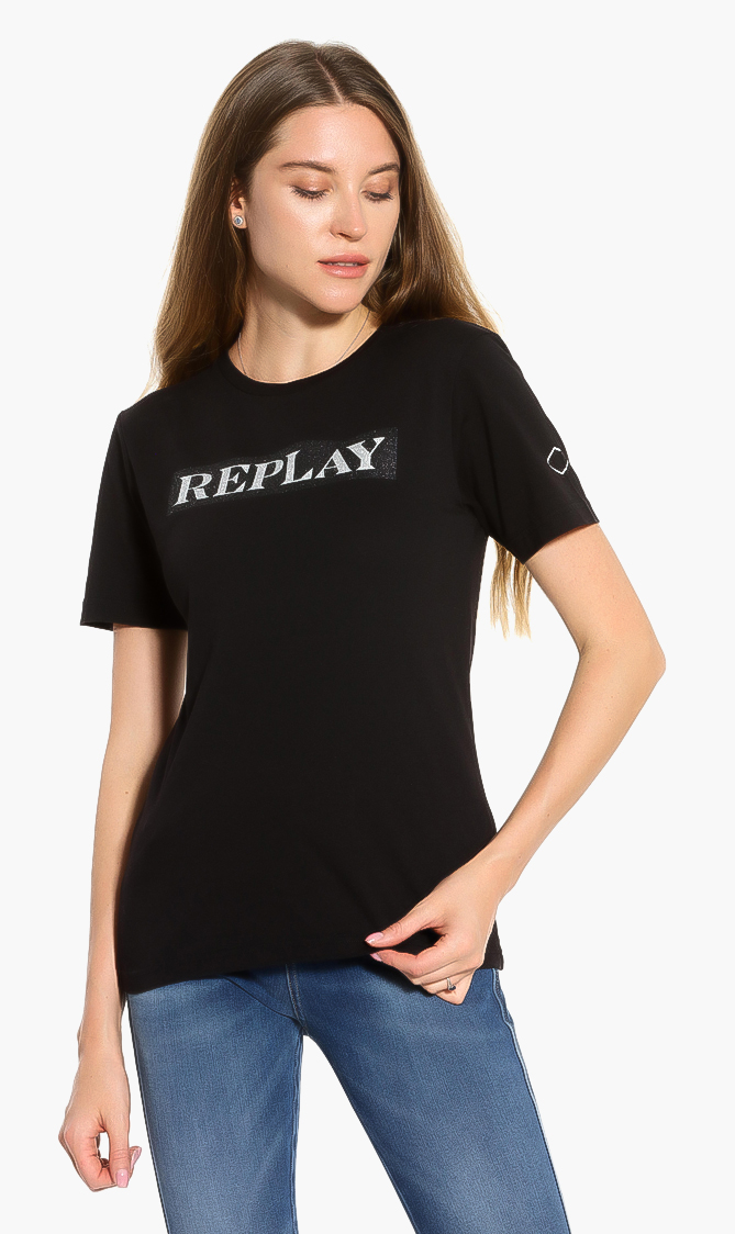 

REPLAY Logo Cotton T-shirt