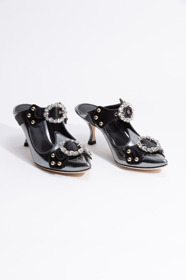 

Dolce&gabbana Black Trimmed Mules
