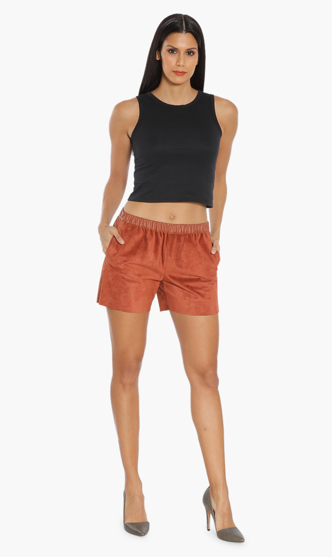 

Longchamp Leather Shorts