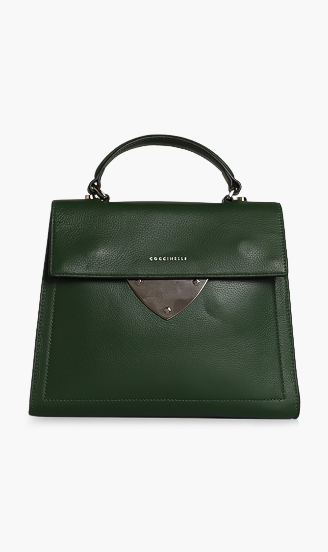 

COCCINELLE Grain Leather Crossbody Bag