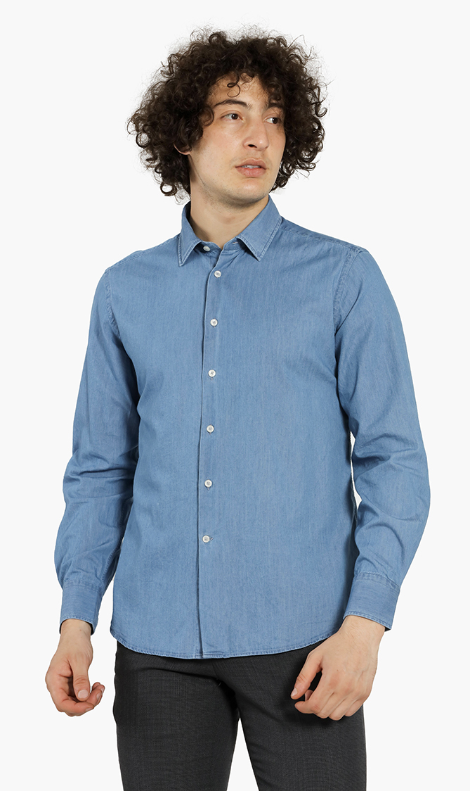 

Pal Zileri Plain Long Sleeves Shirt