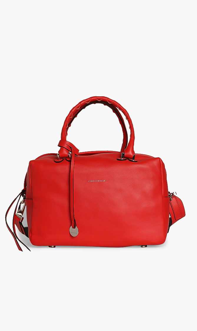 

COCCINELLE Smooth Leather Duffel Bag