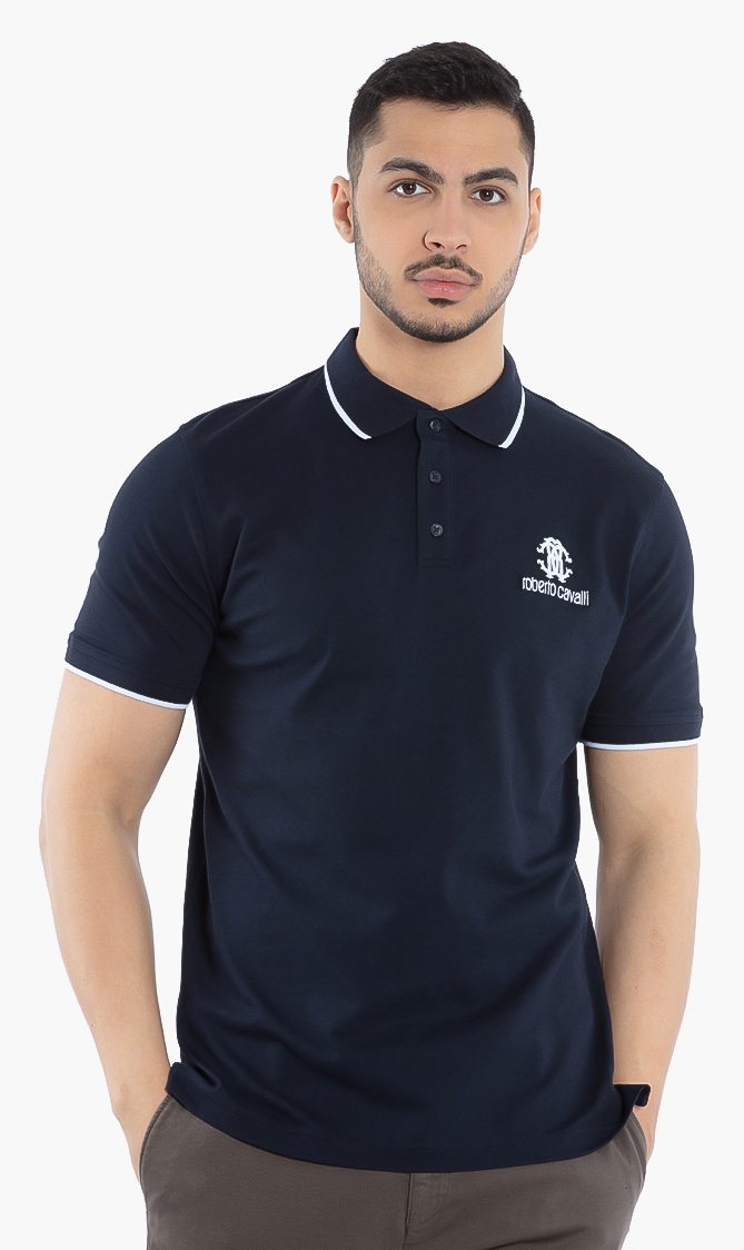 

Roberto Cavalli Regular Fit Cotton Polo Shirt