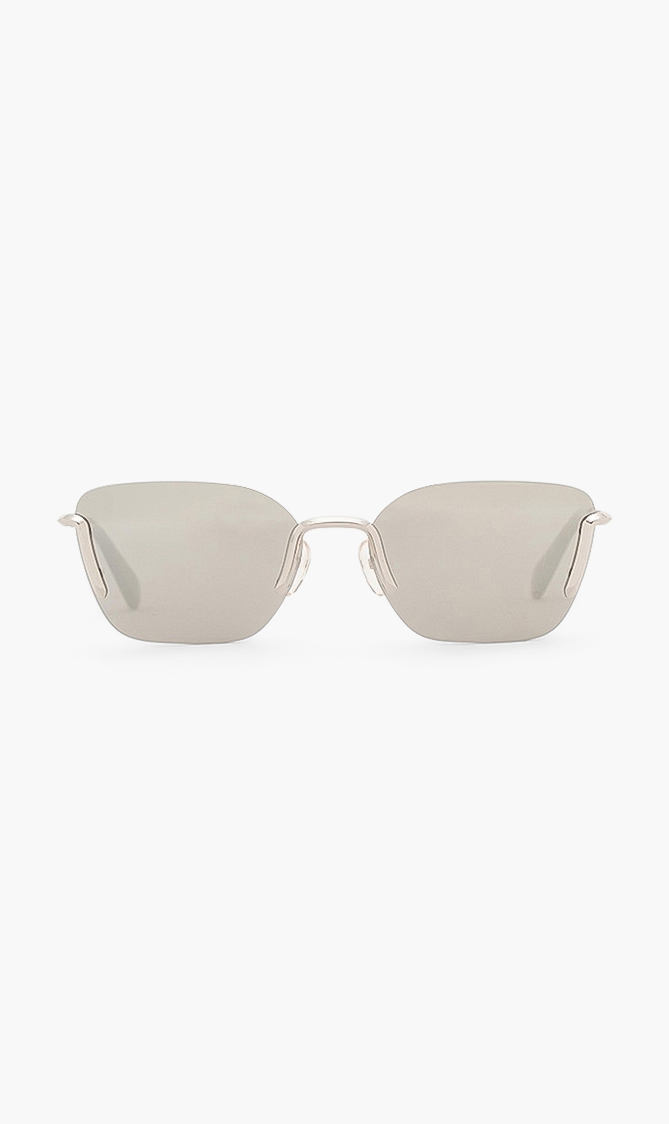 

Moschino Mirrored Rimless Sunglasses
