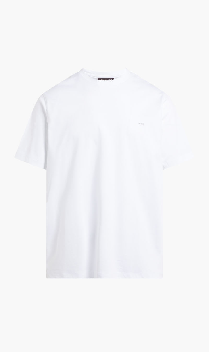 

Michael Kors White Solid Crew Neck Tshirt for Men | The Deal Outlet