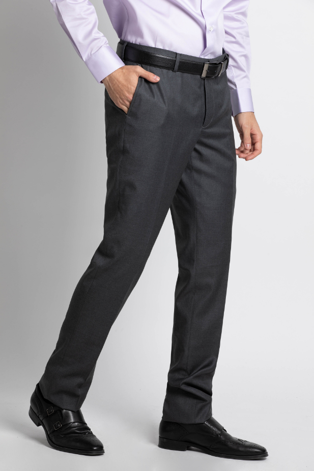 

Hackett London Grey Plain Wool Twill Trouser for Men | The Deal Outlet