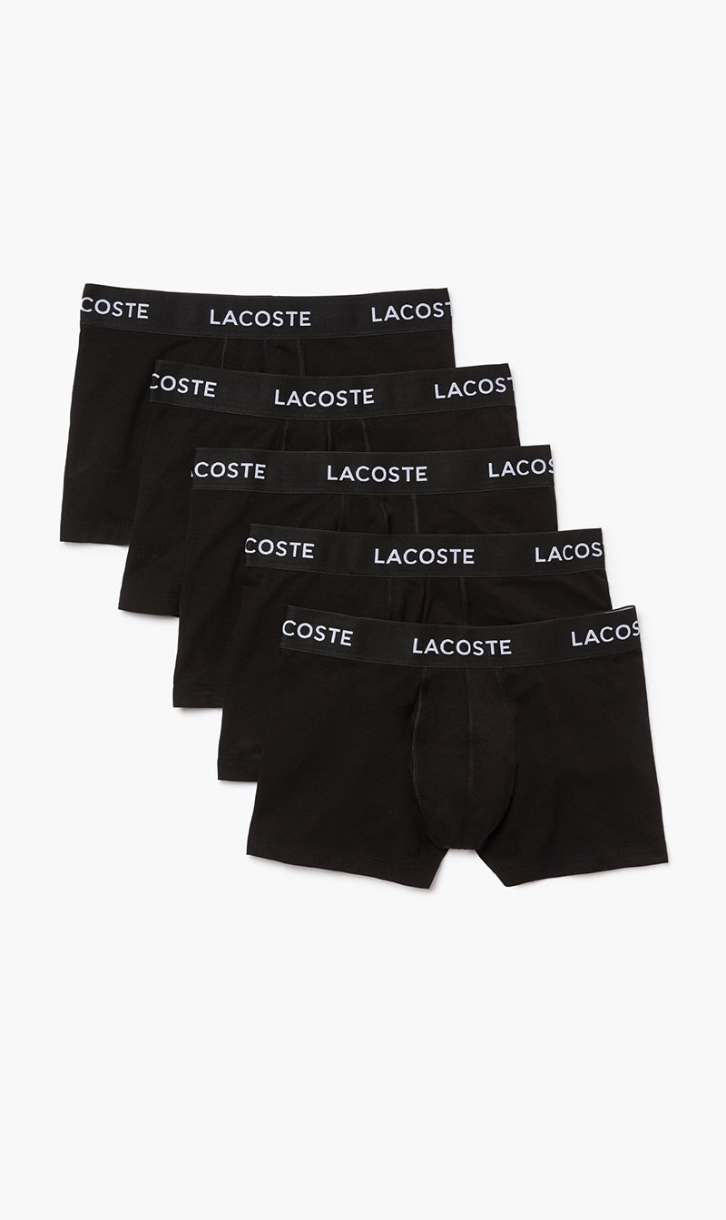 

Lacoste Black 5 Pack Trunk for Men | The Deal Outlet