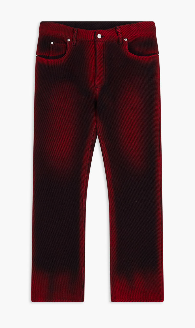

Salvatore Ferragamo Red Denim Print Trousers for Men | The Deal Outlet
