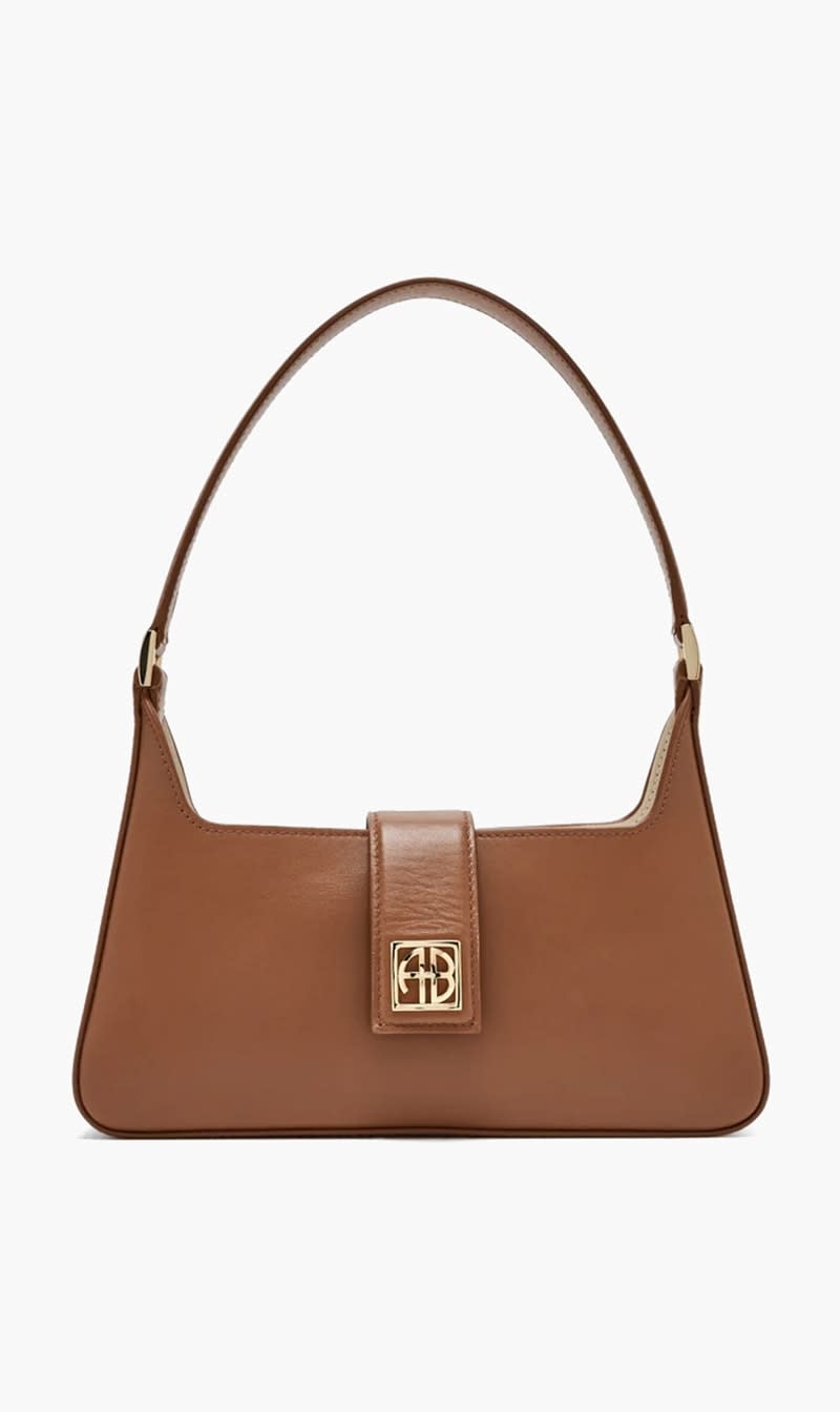 Anine Bing Brown Lou Shoulder Bag for Women
