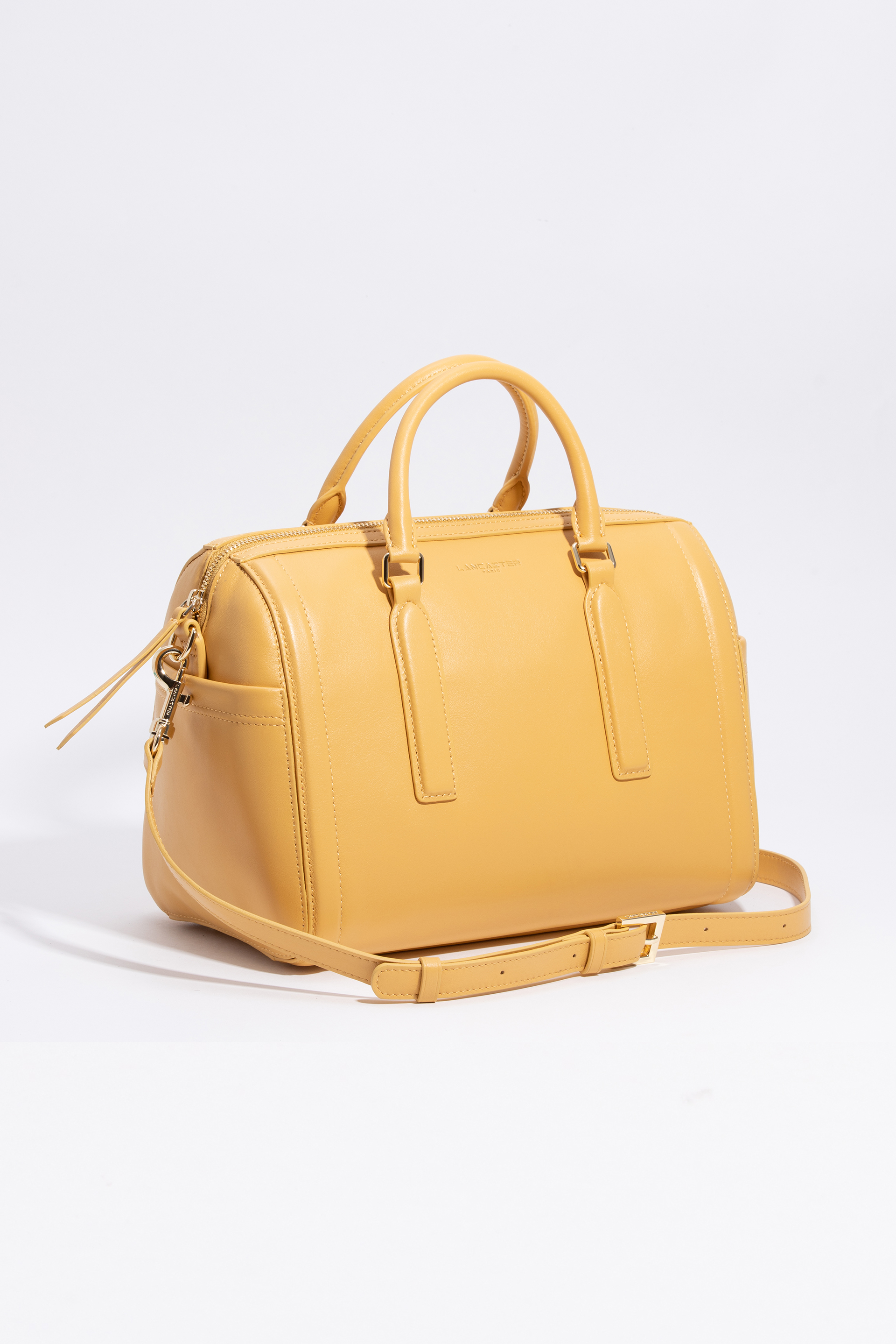

Lancaster Ana Medium Yellow Satchel
