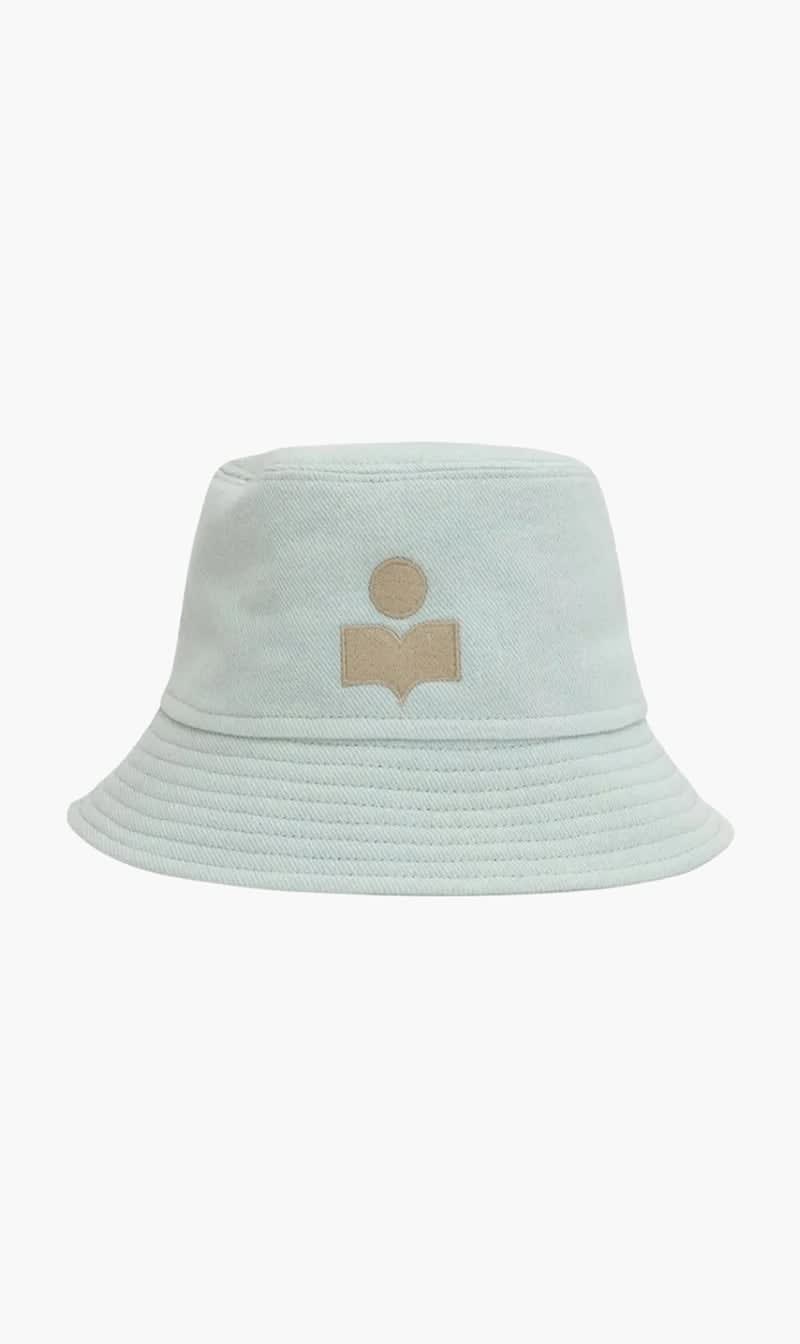 

Isabel Marant Blue Haley Logo Bucket Hat for Women | The Deal Outlet