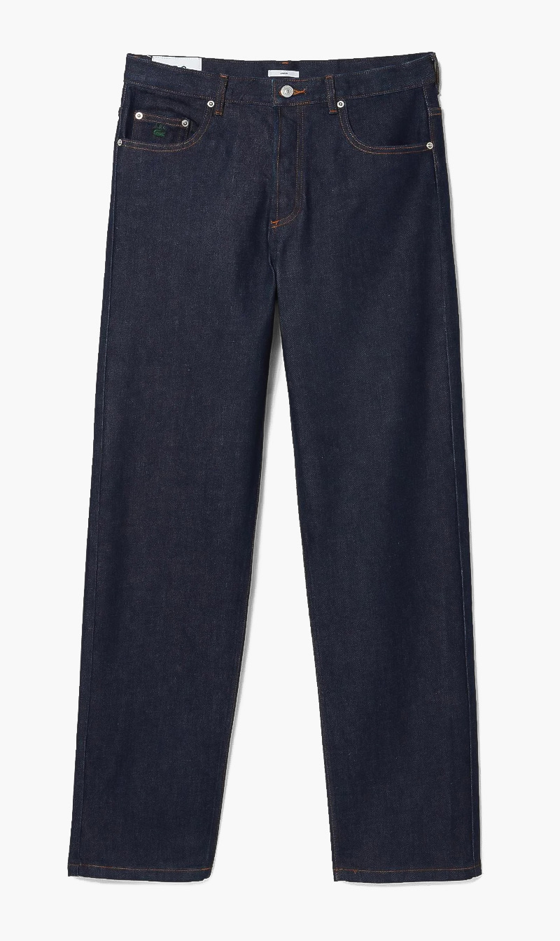 

Lacoste Blue Unisex Logo Jeans | The Deal Outlet