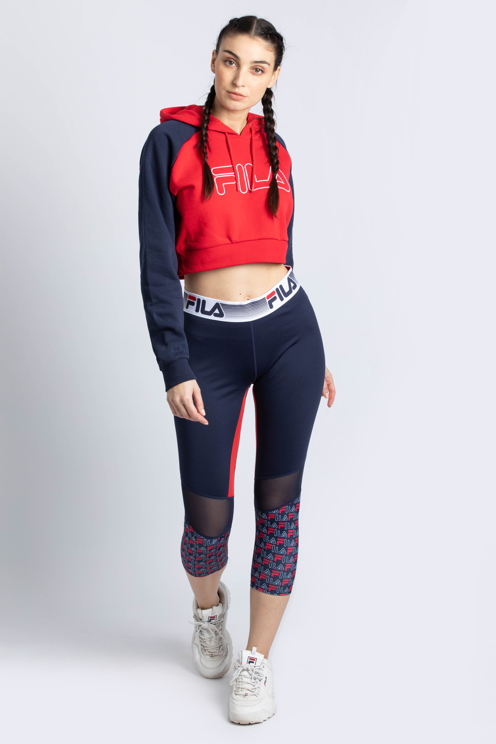 

Fila Valeria Colorblock Crop Hoodie