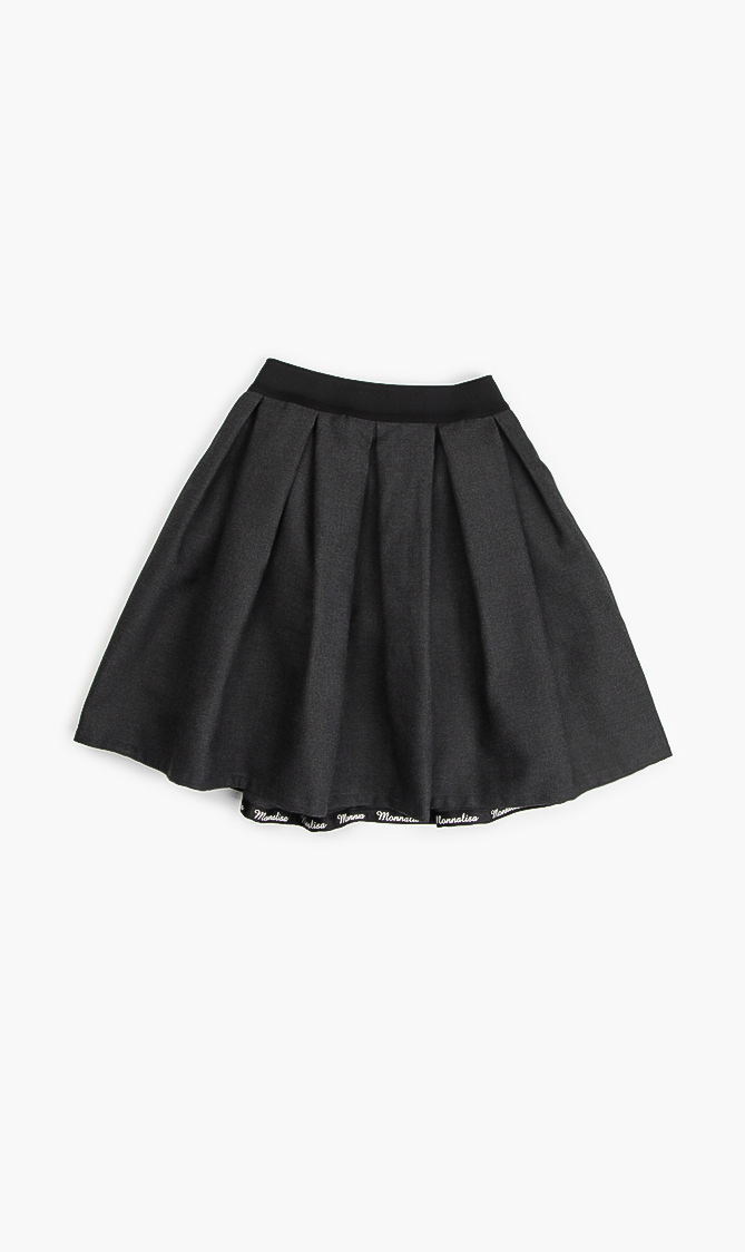 

Monnalisa Pleated Flannel Skirt