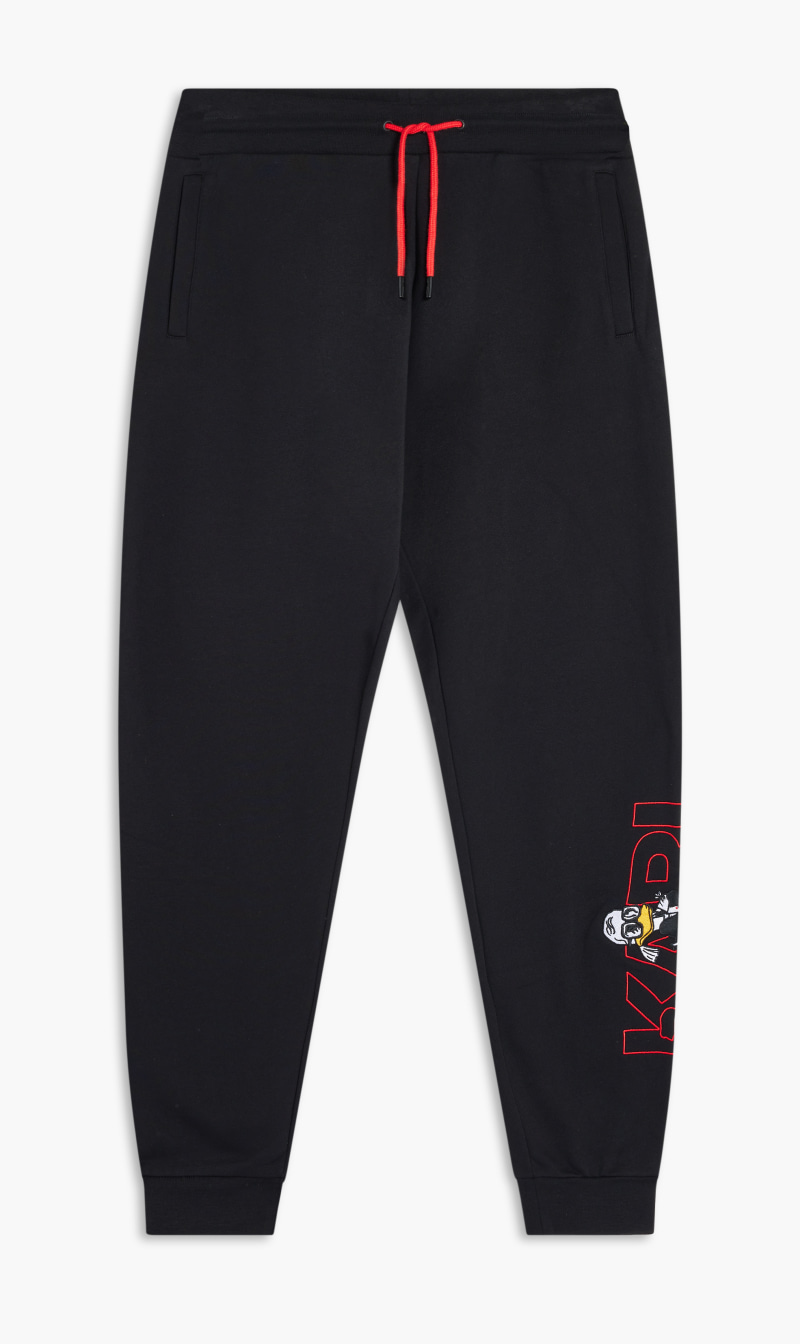 

Karl Lagerfeld Black Disney Logo Sweatpants for Men | The Deal Outlet