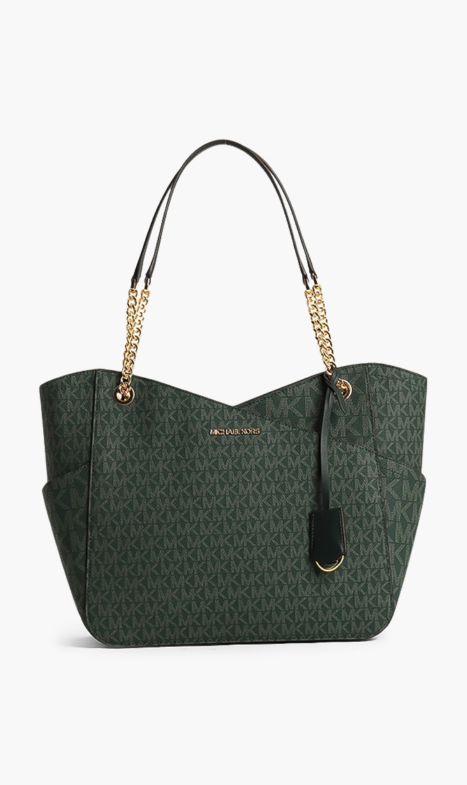 

MICHAEL KORS Jet Set Travel Large Logo Print Tote Bag