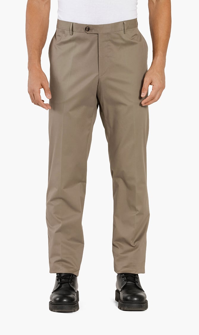

Plain Chino Pants, Brown