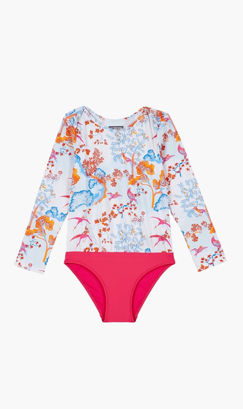 

Vilebrequin White Galaxie Hs23 Maillot De Bain for Girls | The Deal Outlet