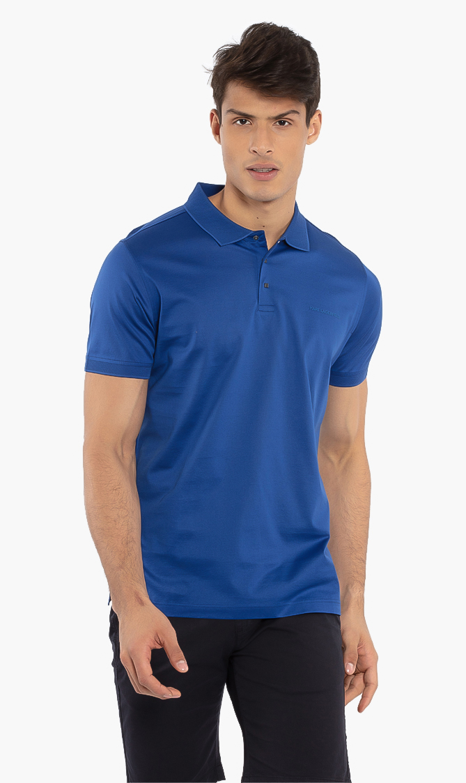 

Karl Lagerfeld Press Button Polo Shirt