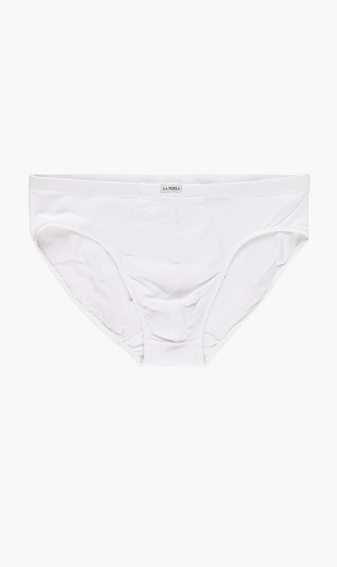 Skin Cotton Briefs, White