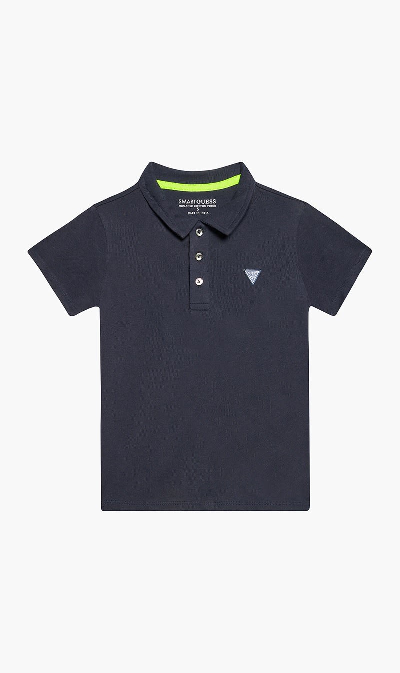 

Guess Blue Organic Piquet T-shirts for Boys | The Deal Outlet