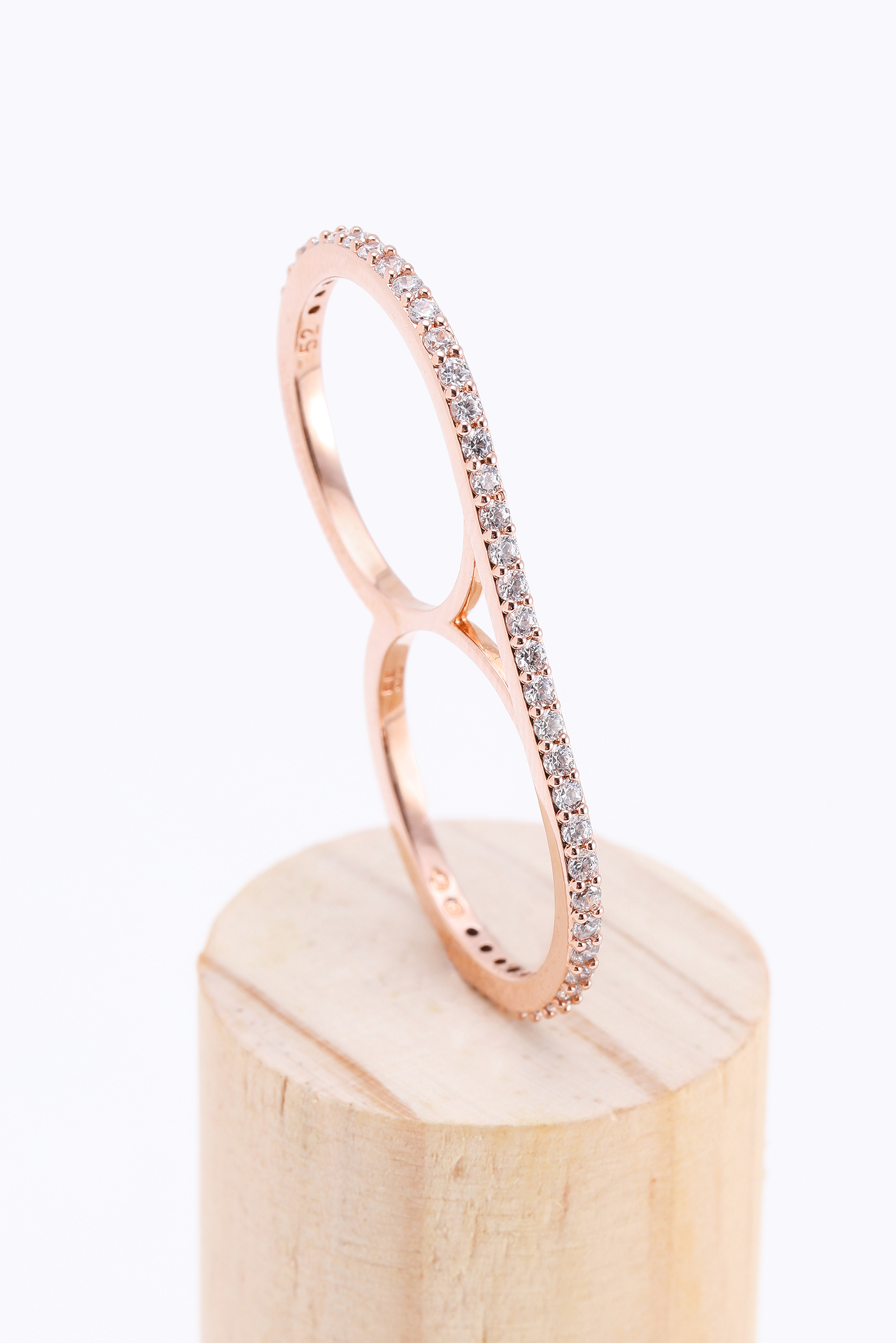 

SWAROVSKI Vittore Rose Gold Double Ring