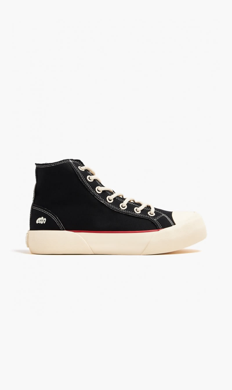 

Good News Black Bagel Hightop Sneakers for Women | The Deal Outlet