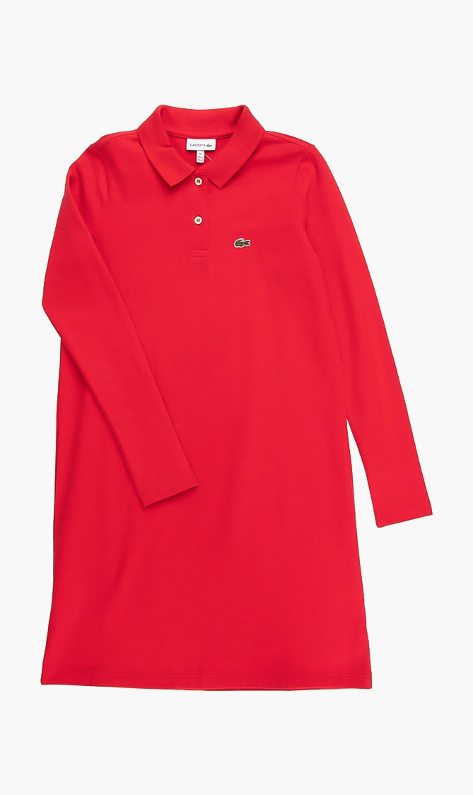 

Lacoste Long Sleeves Polo Dress