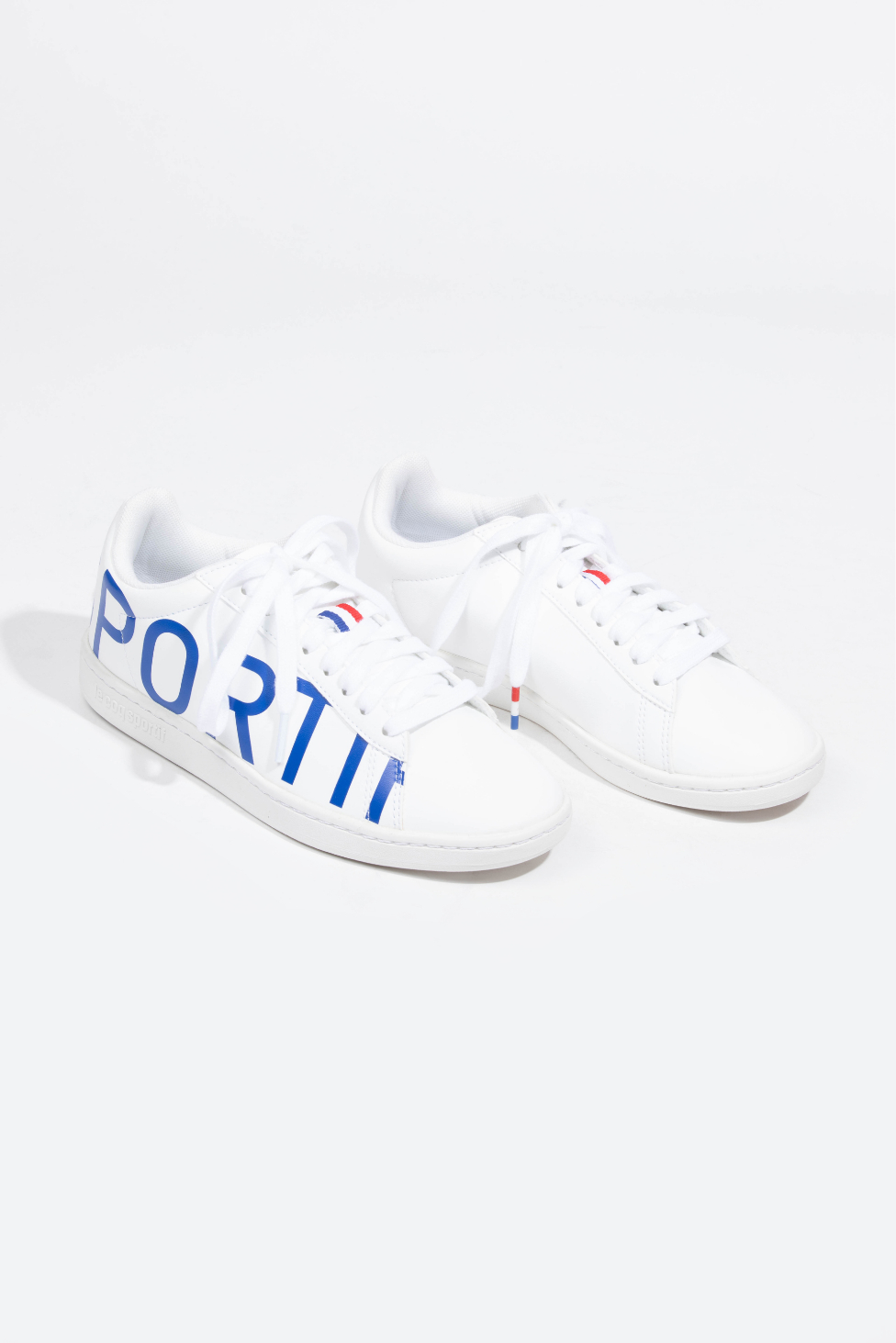 

Le Coq Sportif Courtset Big Logo Optical White/cobalt Sneakers