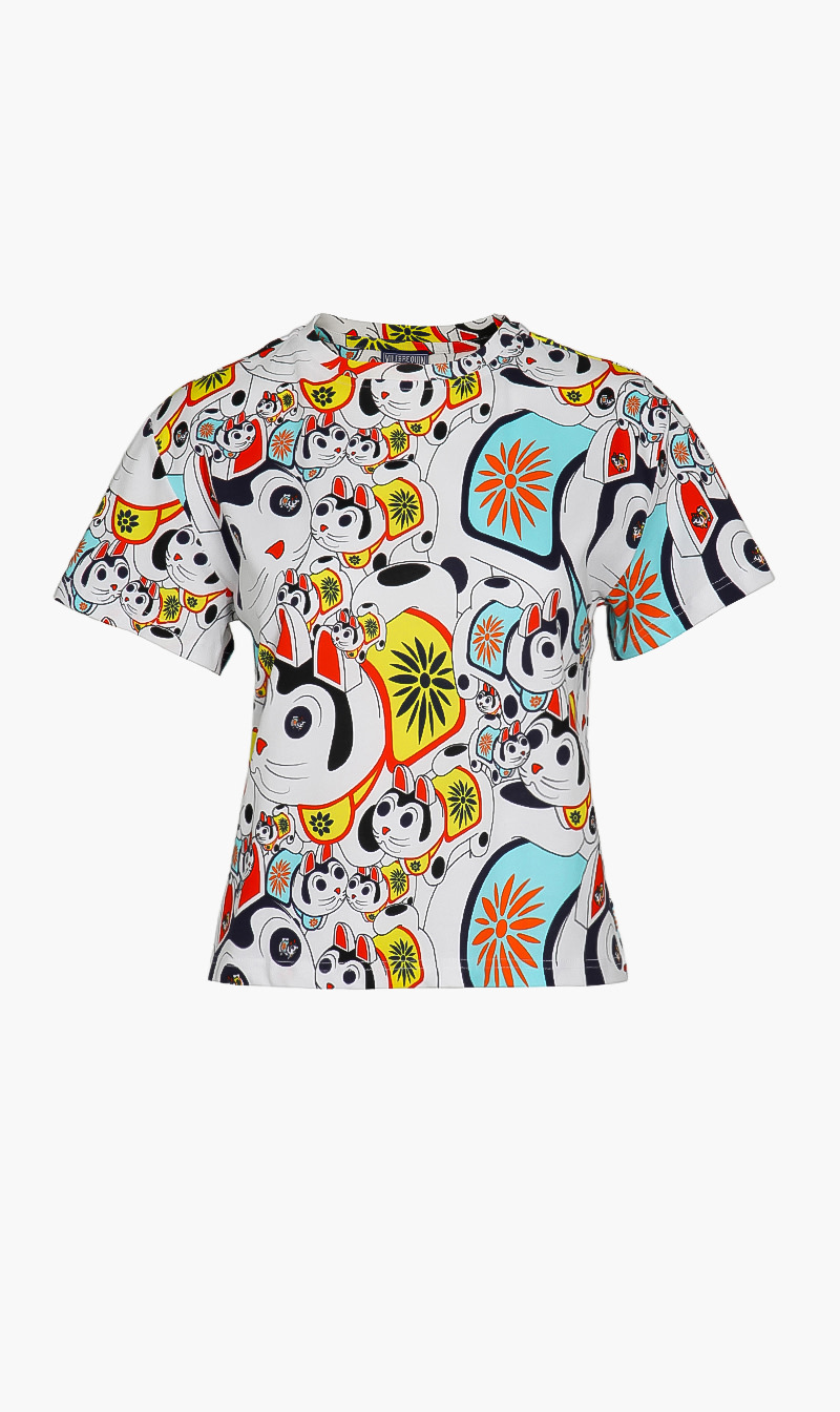 

Animated Print Tee, White