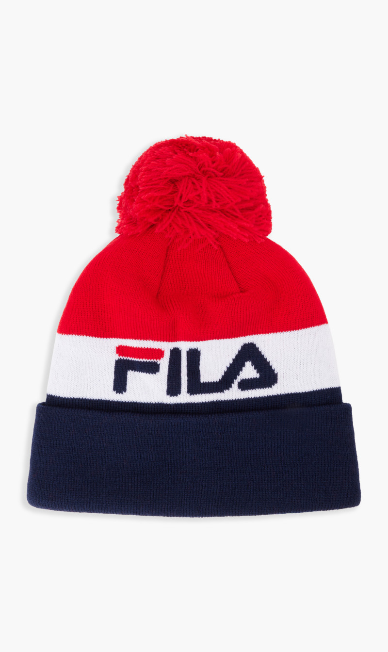 

Jacquard Pom Beanie, Blue