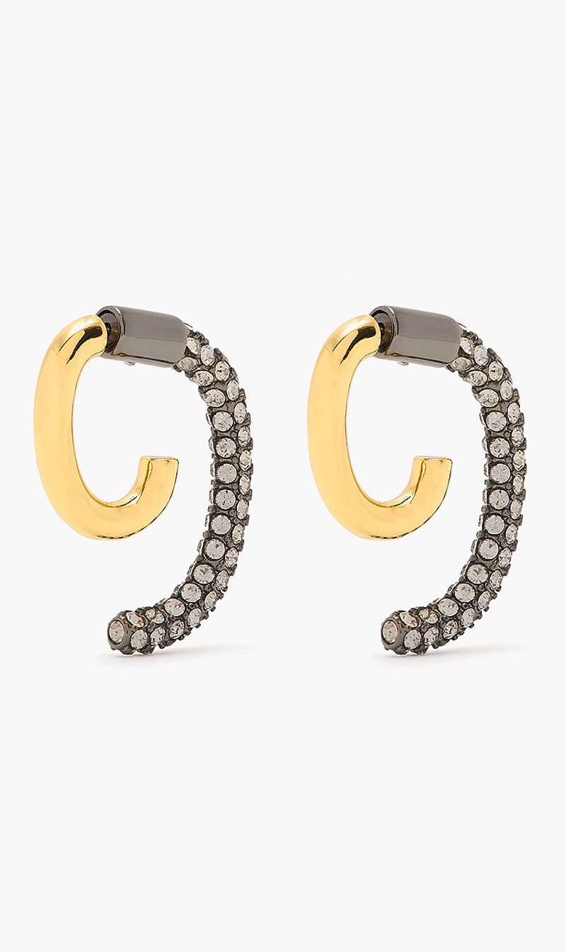 Demarson Multi-color Luna Mini Pave Earrings for Women