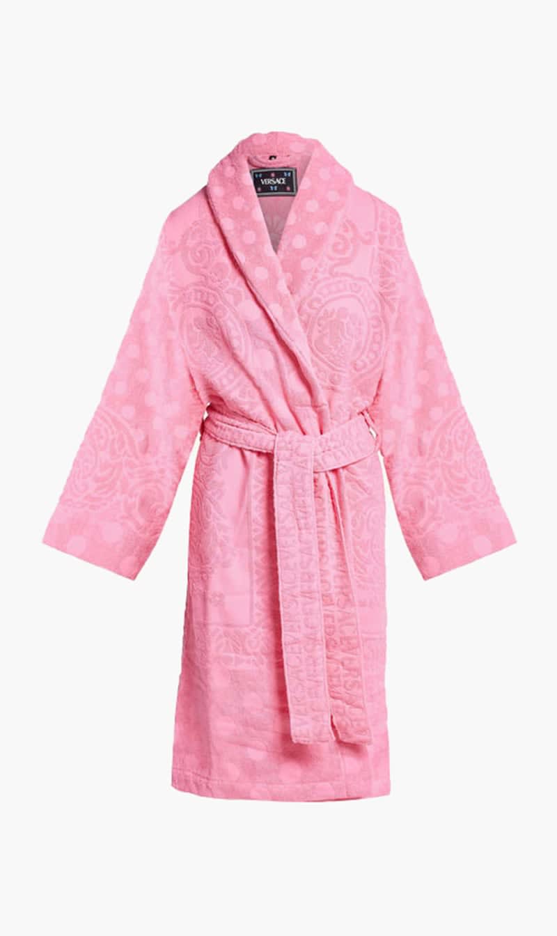 

Versace Pink La Vacanza Bath Robe | The Deal Outlet